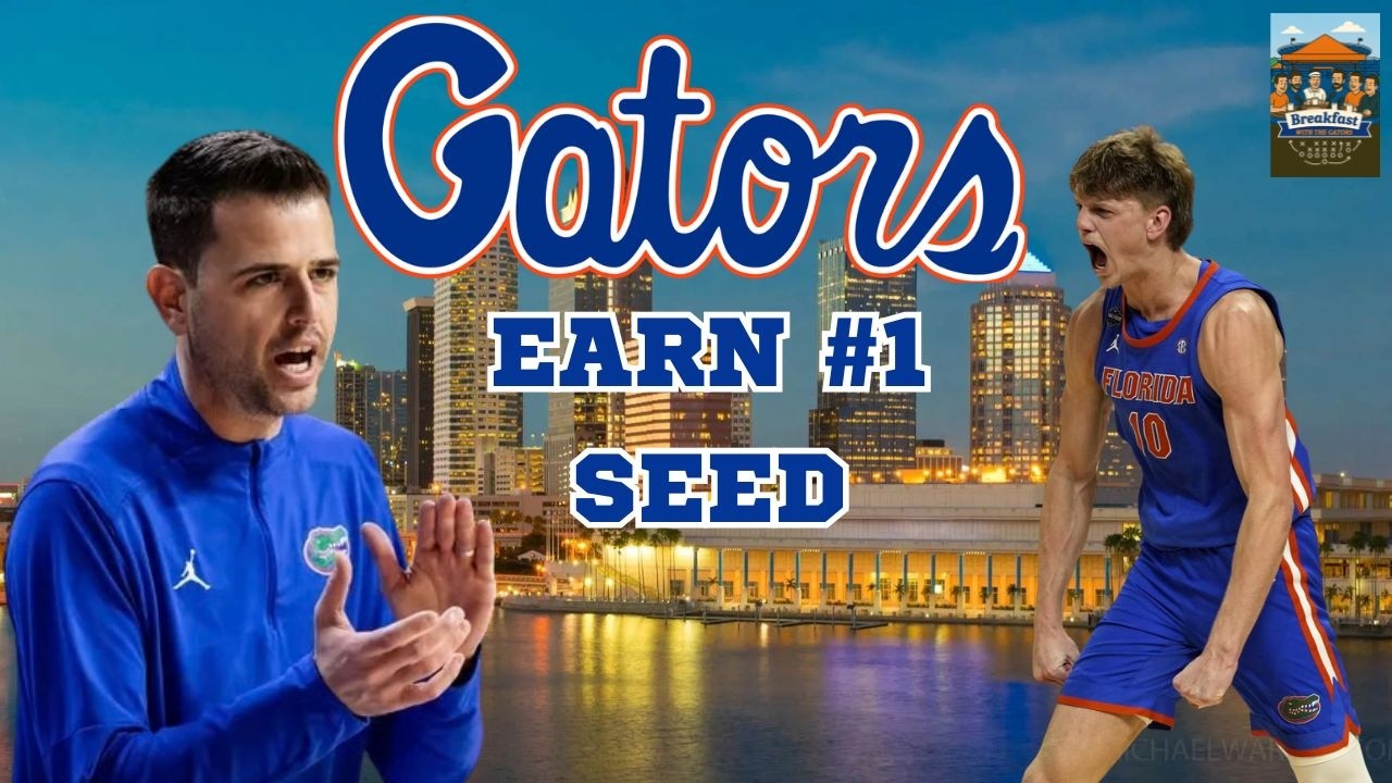 BRACKET REVEAL: Gators earn #1 seed, will play in Tampa Friday