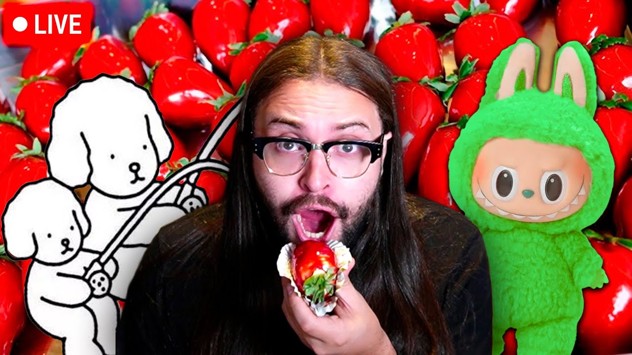 comendo morango do amor 🍓 pintando bobbie goods 🖌️ e comprando labubu 🤑