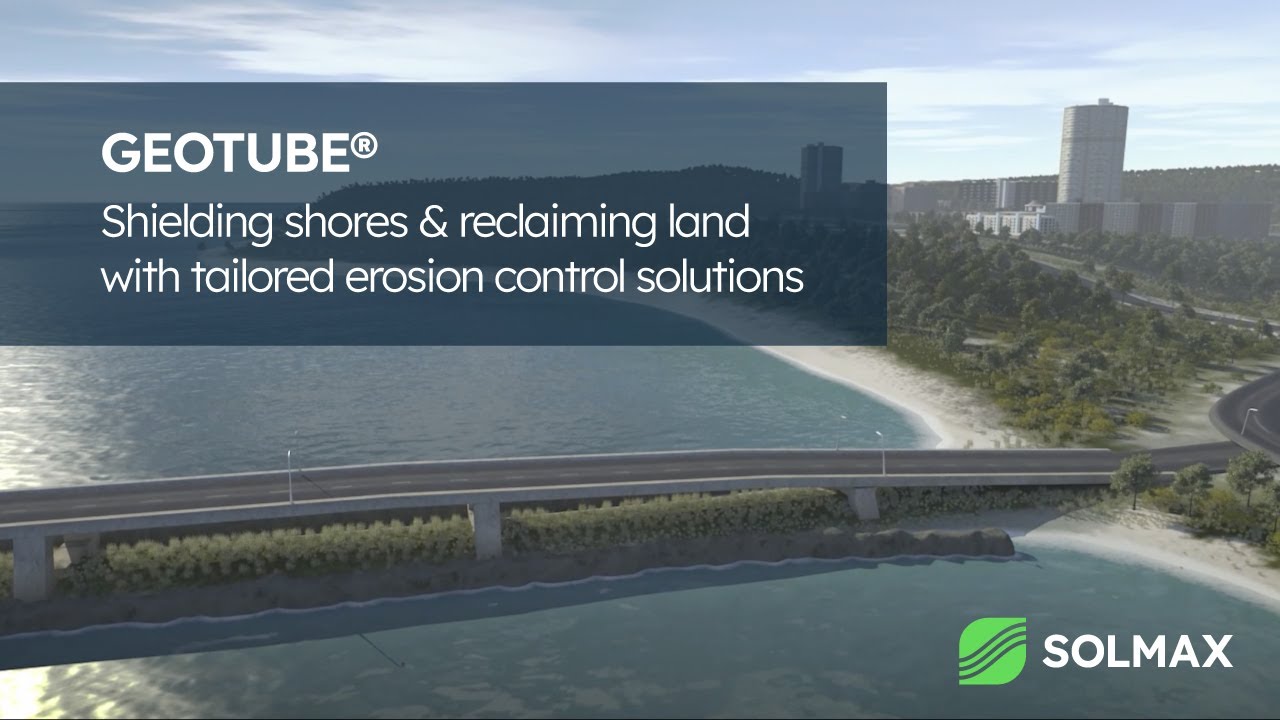 How GEOTUBE shields shores and reclaims land with tailored erosion control solutions