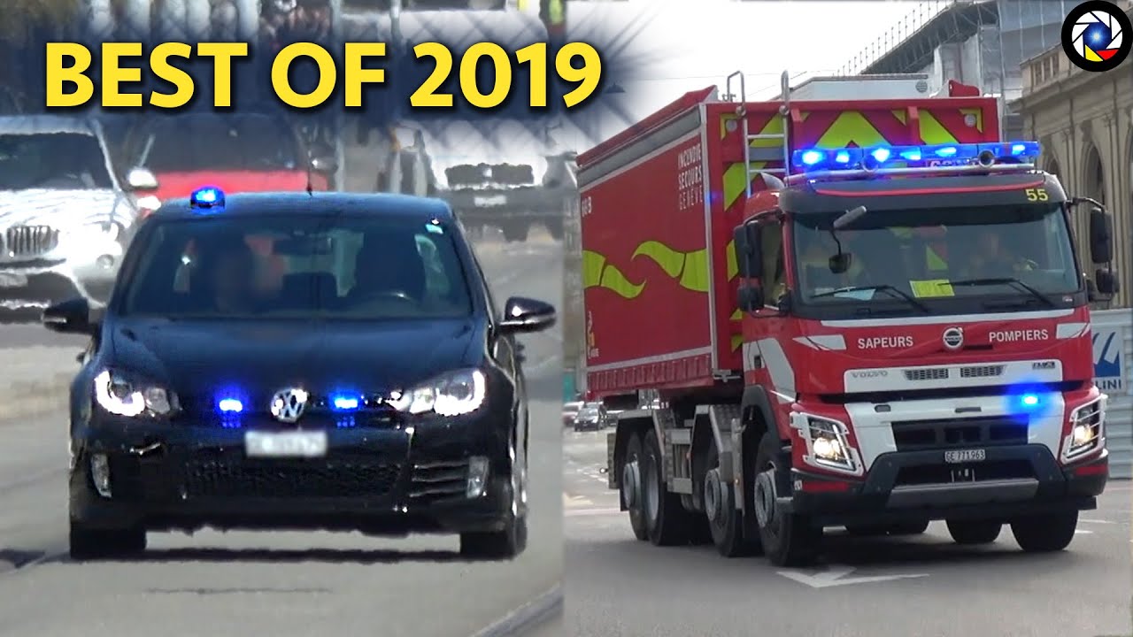 BEST OF 2019 🚨 Emergency Responses Compilation