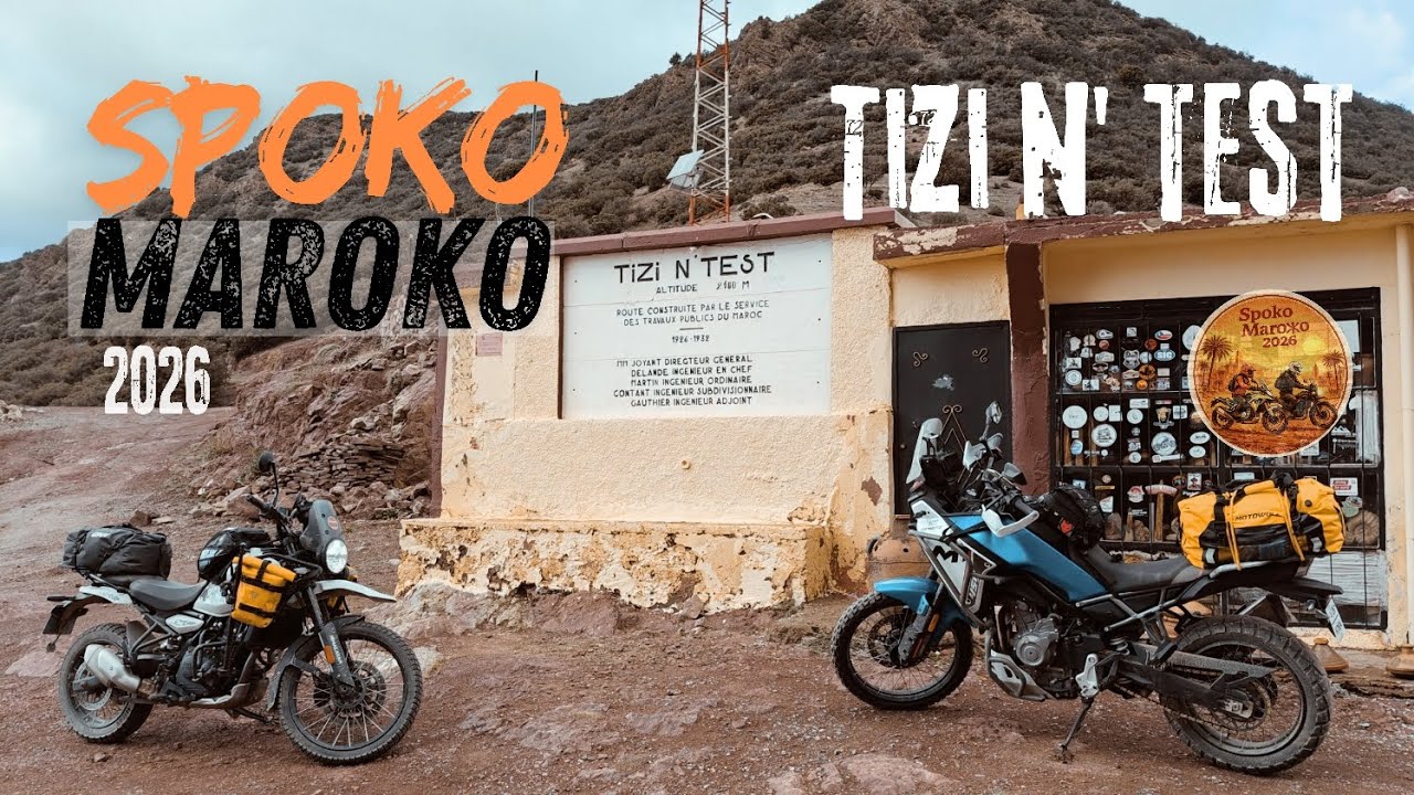 SPOKO MAROKO 2026 #6 Zjazd z Tizi n'Test i wjazd do Marakeszu 