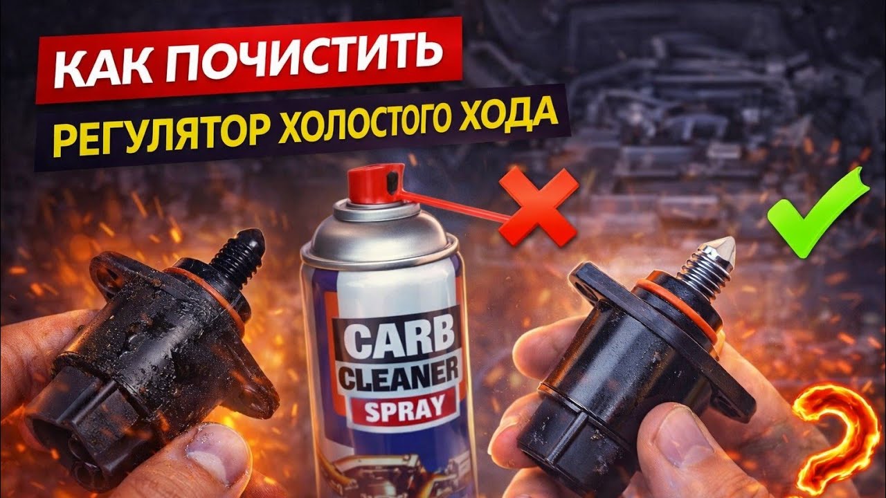 Как почистить регулятор холостого хода
