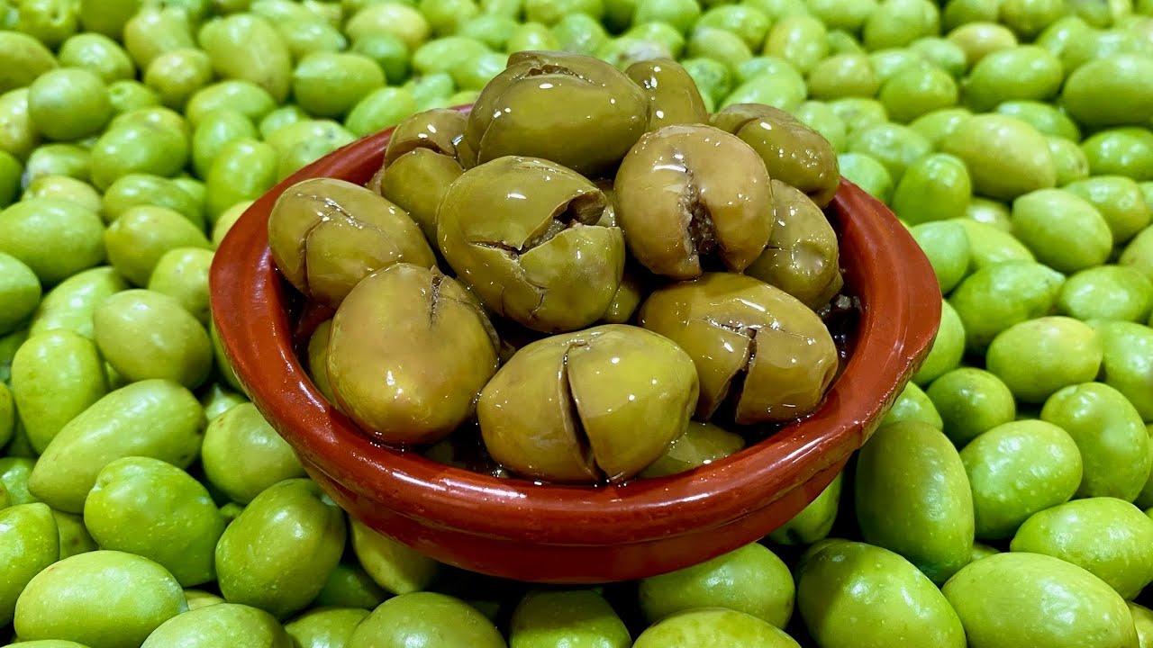 ACEITUNAS 🫒 PARTIDAS CHAFADAS EN SALMUERA