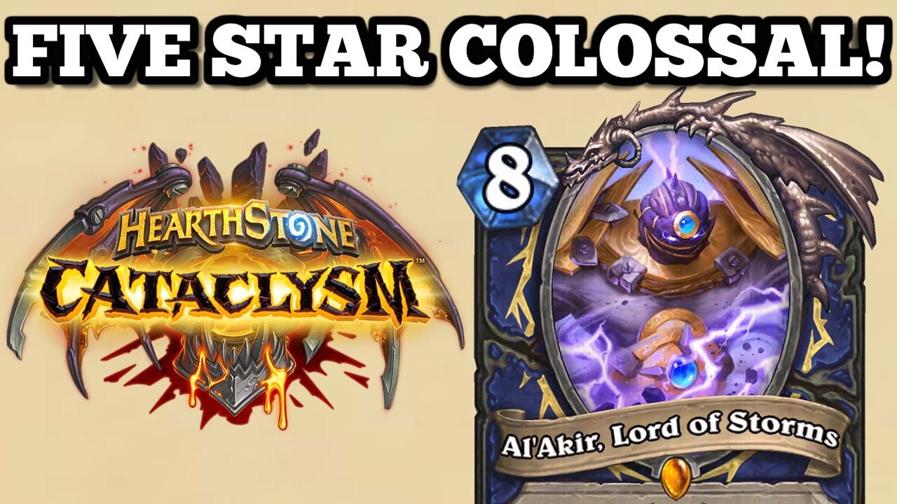 TWO FIVE STAR CARDS! Insane SHAMAN Colossal and Paladin Legendary! Ragnaros Warrior looks AWESOME!