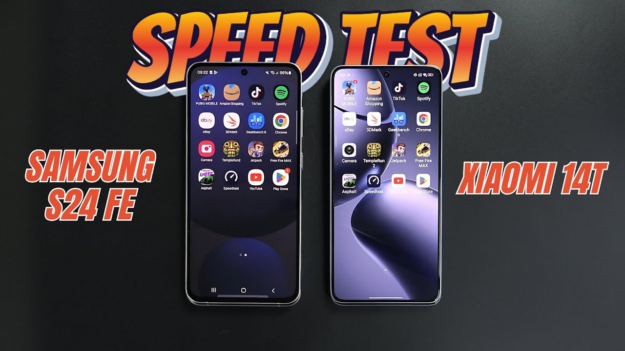 Xiaomi 14T vs Samsung Galaxy S24 FE Speed Test