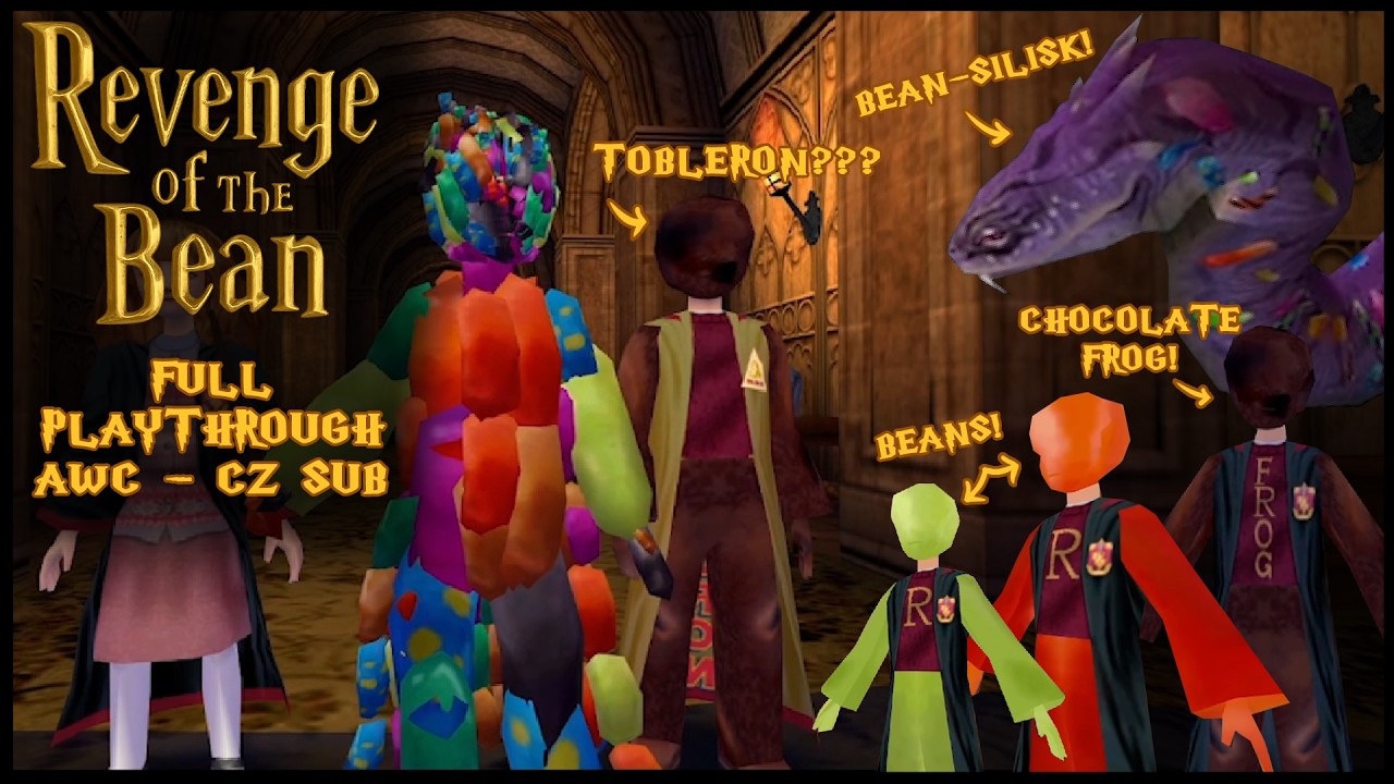 HP2 pc mod - Revenge of the Bean - full playthrough (AWC route), cz sub