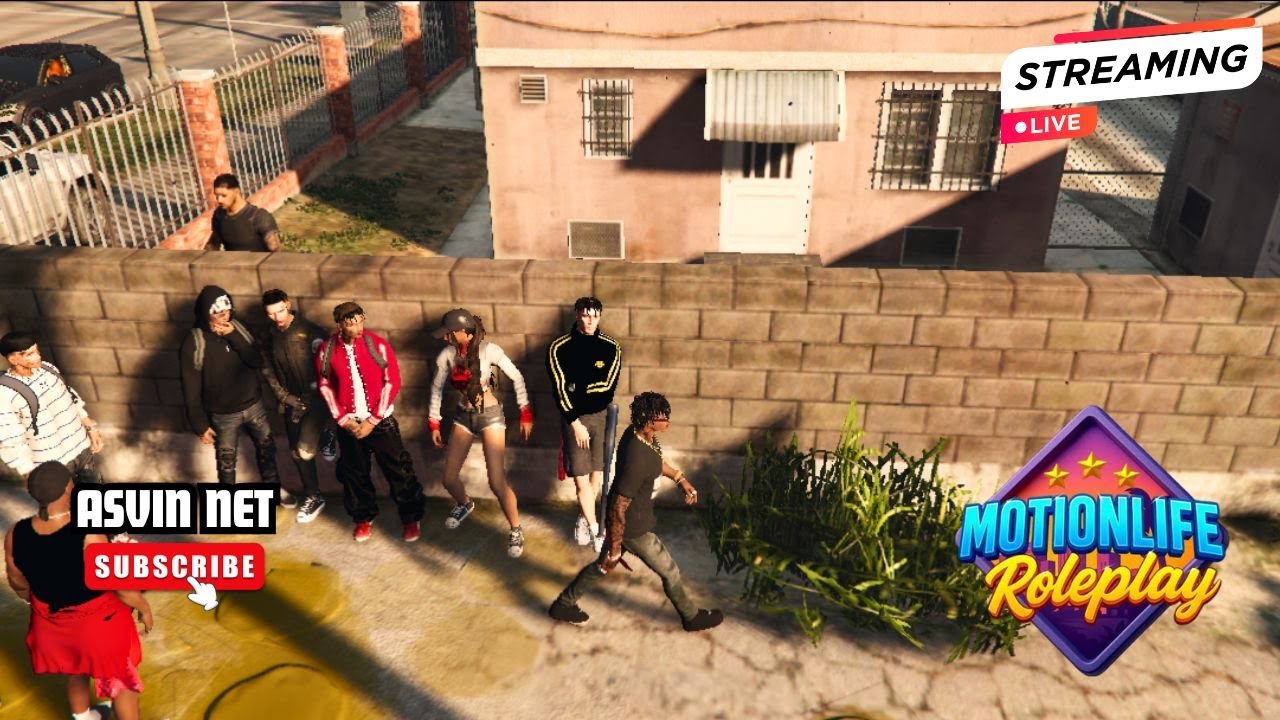 Misi Orang Ganteng Lewat - GTA Roleplay Live Stream #motionliferp #live #asvinnet #games #gaming