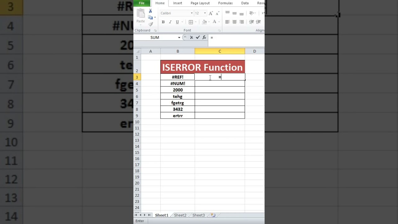 ISERROR Function in Excel | Check Any Formula Error Instantly