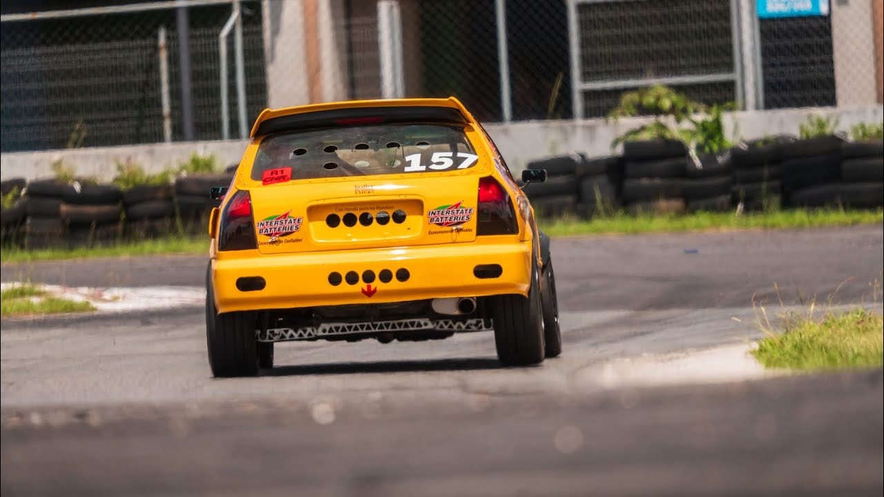 Club Racer Heat Mixto primer lugar. Honda Civic K24 en Parque Viva La Guacima.