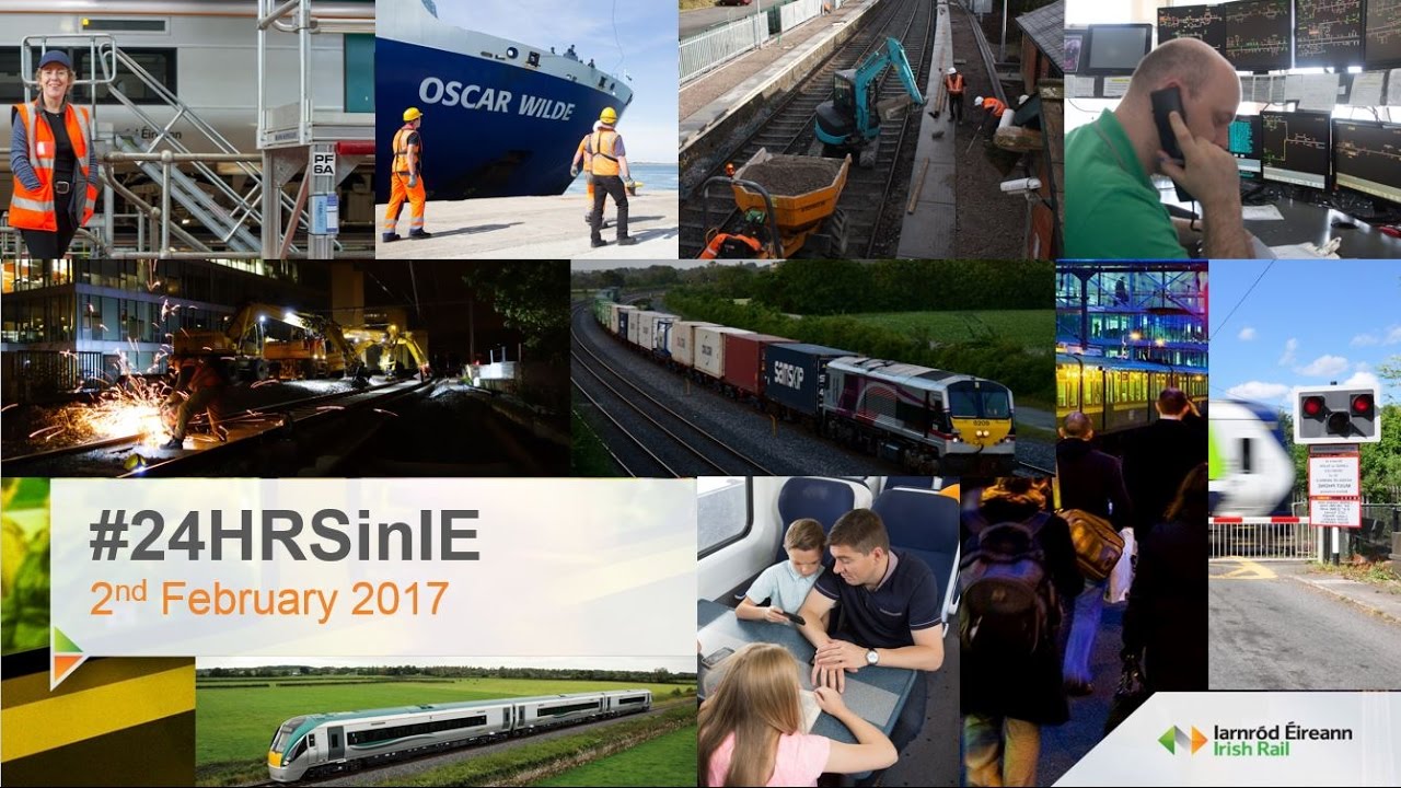 #24HRSinIE A Day in the life of Iarnród Éireann Irish Rail
