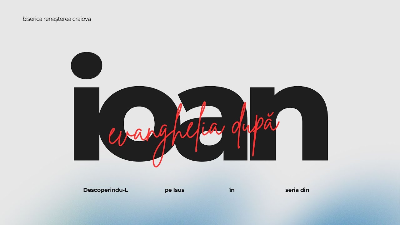 Ioan 5:31-47 - Mărturii si Dovezi: Tu (ce) alegi ?! I Emanuel Costea