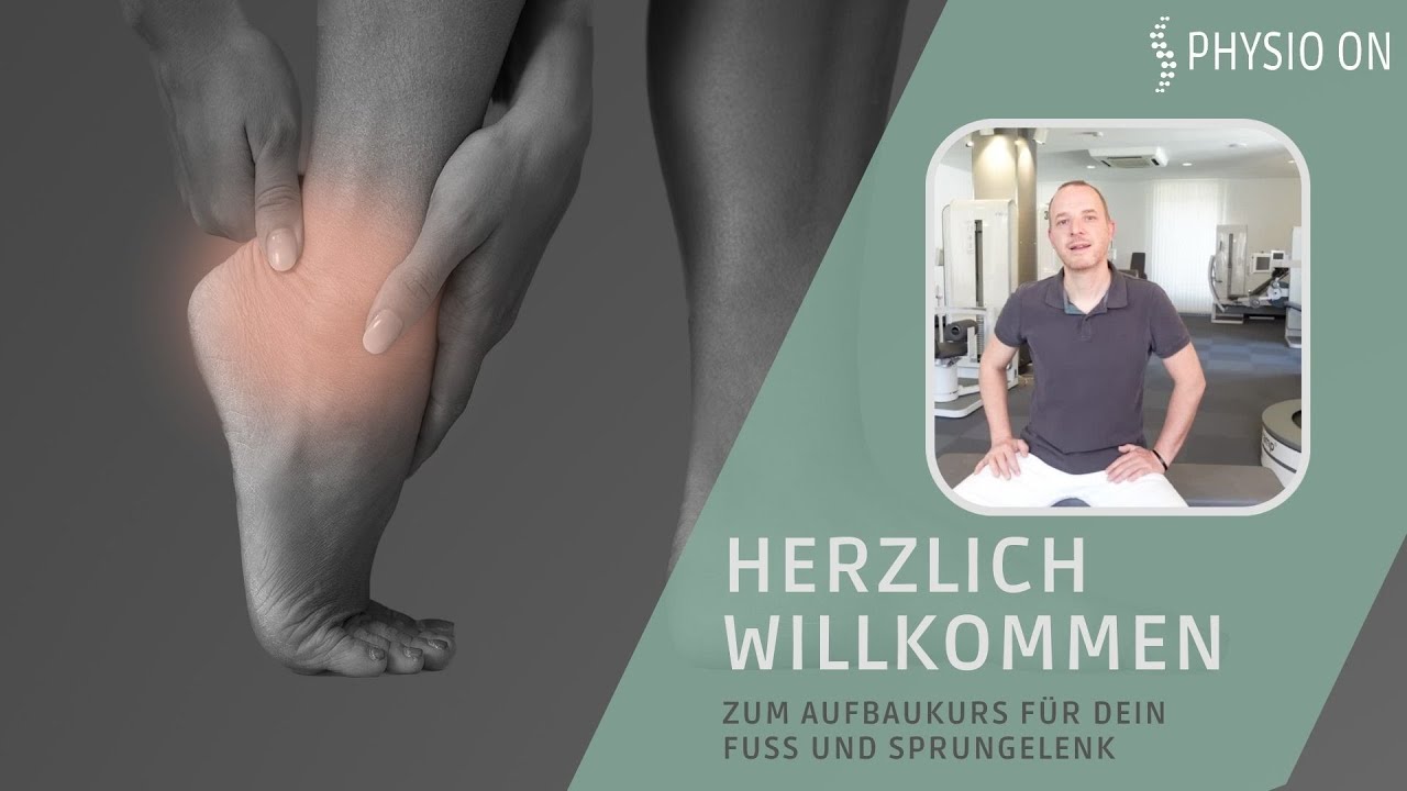 Wie unser FUSS & SPRUNGGELENKS-KURS aufgebaut ist ➡️ Effektive Übungen von Physiotherapeuten
