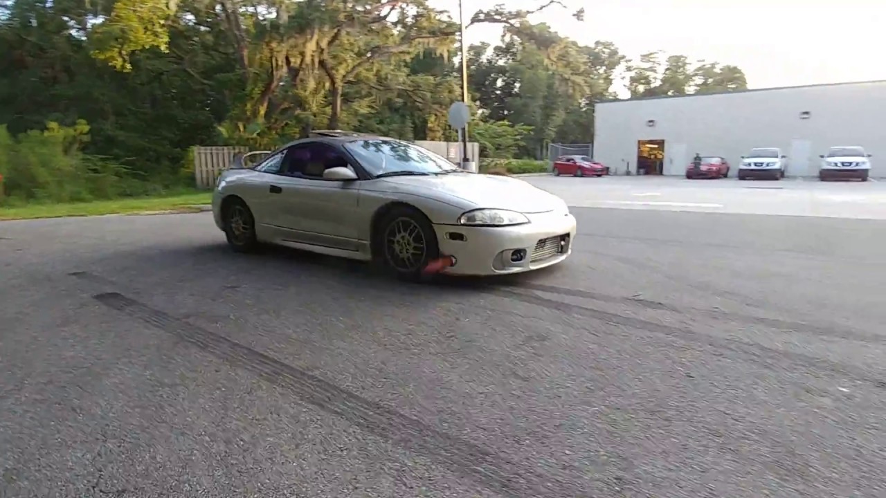 Turbo 420A Eclipse Launch control rev with FLAMES!