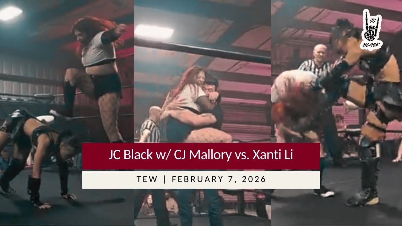 JC Black w/ CJ Mallory vs. Xanti Li | TEW 02/07/2026