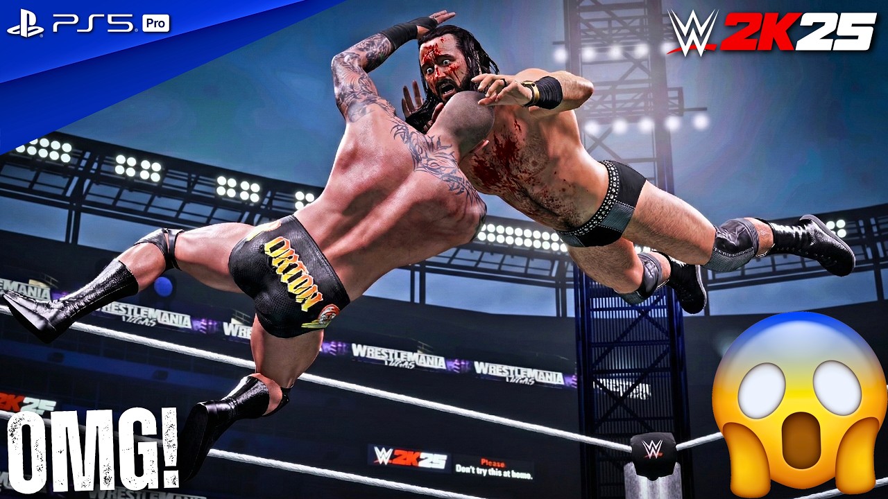WWE 2K25 - Randy Orton vs. Drew McIntyre (c) - WWE Championship Match at WrestleMania 42 | 4K