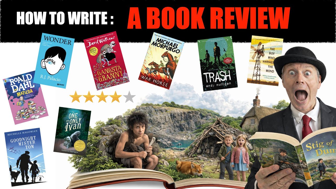🍏 BOOK REVIEWS MADE EASY:  a step-by-step guide for young writers