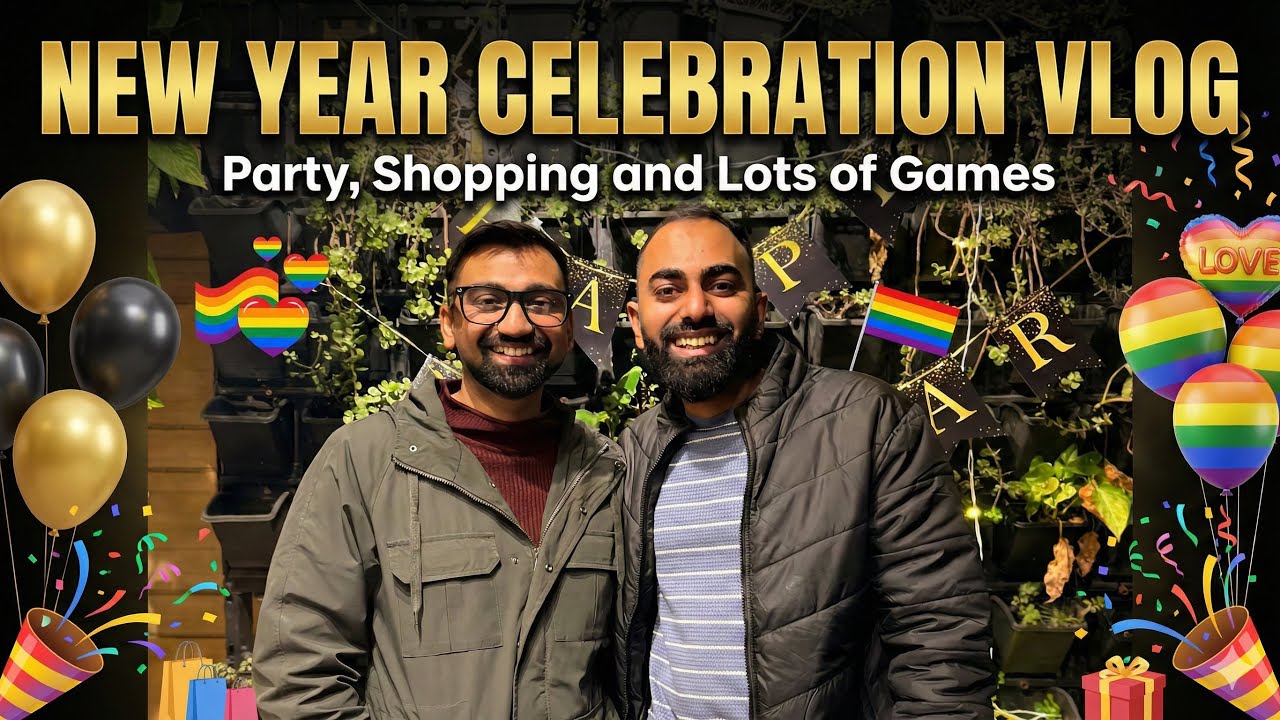 New Year Celebration vlog | Party , Shopping and Plans #newyear #shopping #gay #gaycouplevlogs