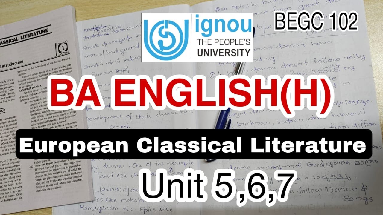 EUROPEAN CLASSICAL LITERATURE-Oedipus rex BA ENGLISH HONOURS IGNOUMALAYALAM CLASS#ignou#ignouclasses