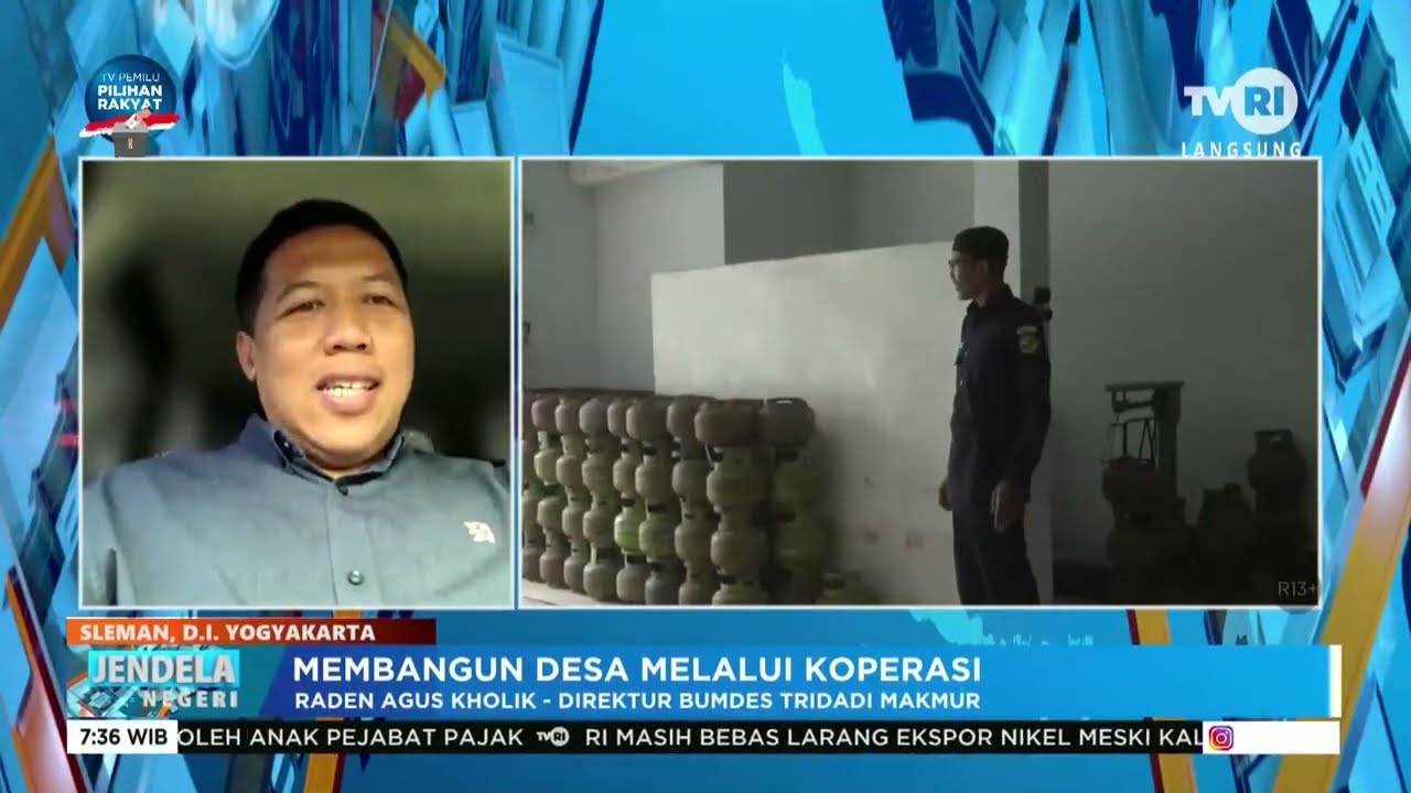Live TVRI Nasional R Agus Choliq selaku Ketua KSPPS Prima Artha | Membangun Desa Melalui Koperasi
