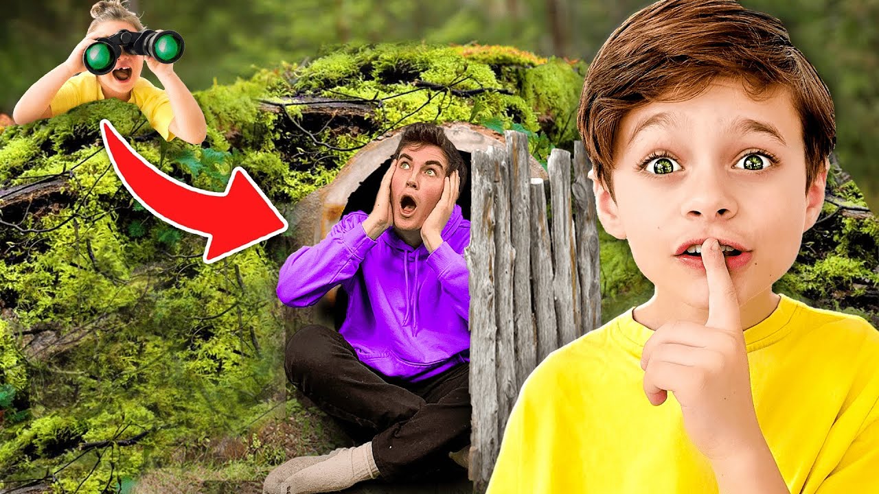 Les Enfants Espionnent Willibed DANS LA FORÊT - Il a la peur de sa vie !