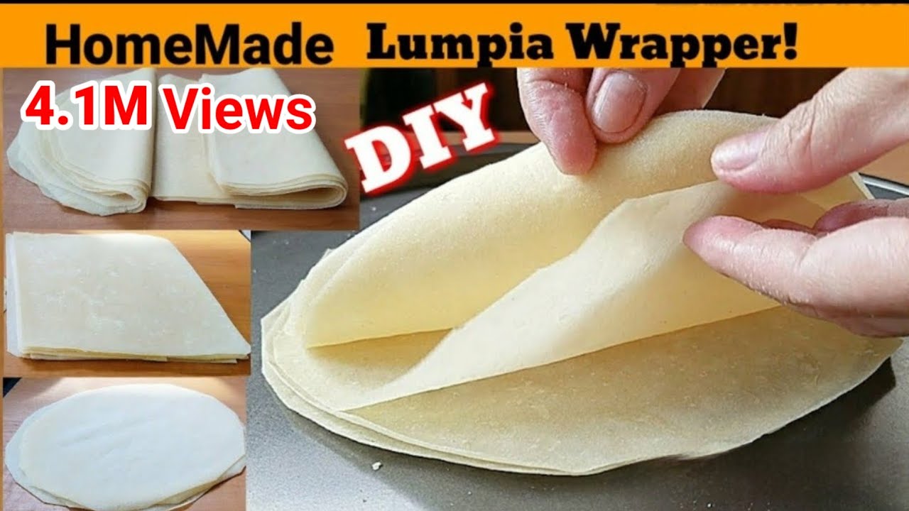How to make LUMPIA WRAPPERS! | DIY LUMPIA WRAPPERS | EGG ROLLS WRAPPERS !!!
