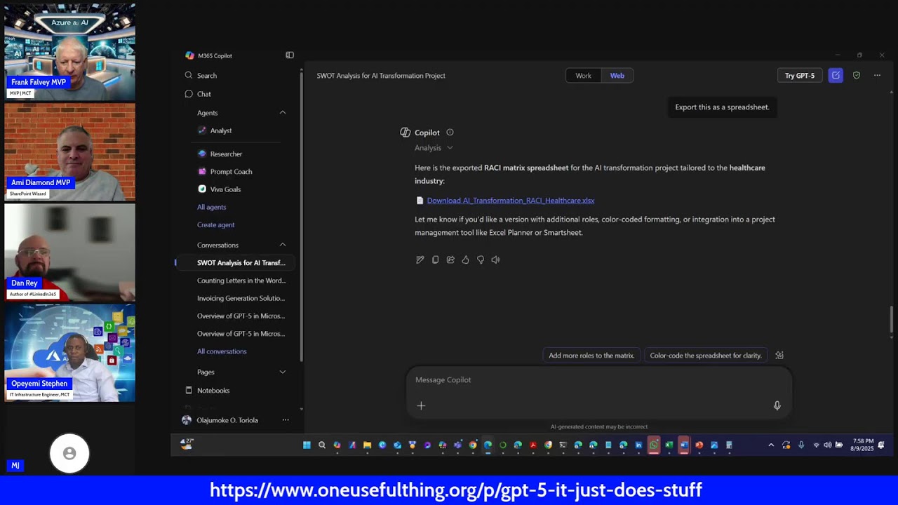The Azure and AI Show | 9th August, 2025