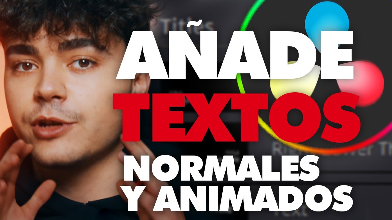 Cómo poner TEXTO o Títulos ANIMADOS en Davinci Resolve 18 (2023)