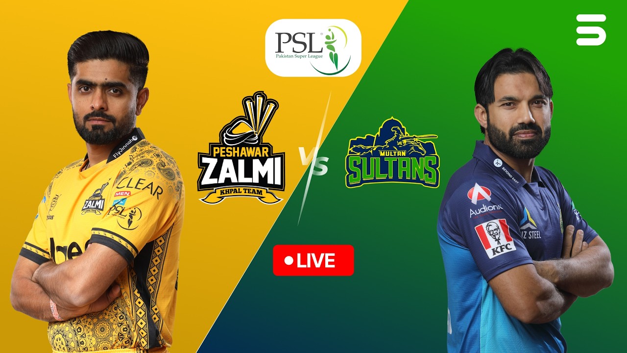🔴 - 𝐑𝐄𝐋𝐈𝐕𝐄 | Multan Sultans vs Peshawar Zalmi | Match 25