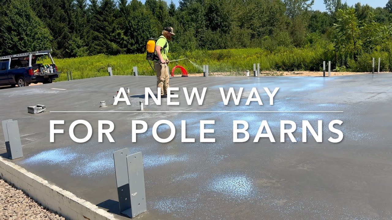 A NEW WAY TO BUILD A POLE BARN HOUSE !!