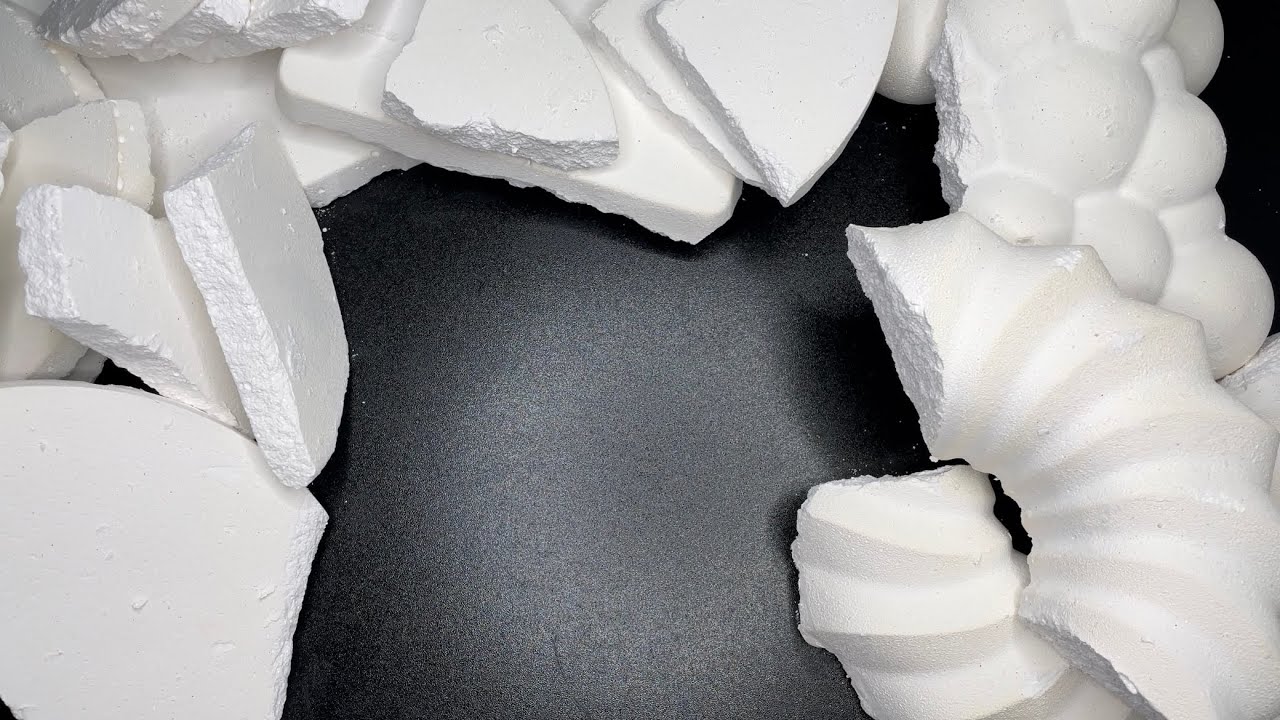 🤍 Assortment of White Reformed Gym Chalk // Regular & 2x Speed • ASMR