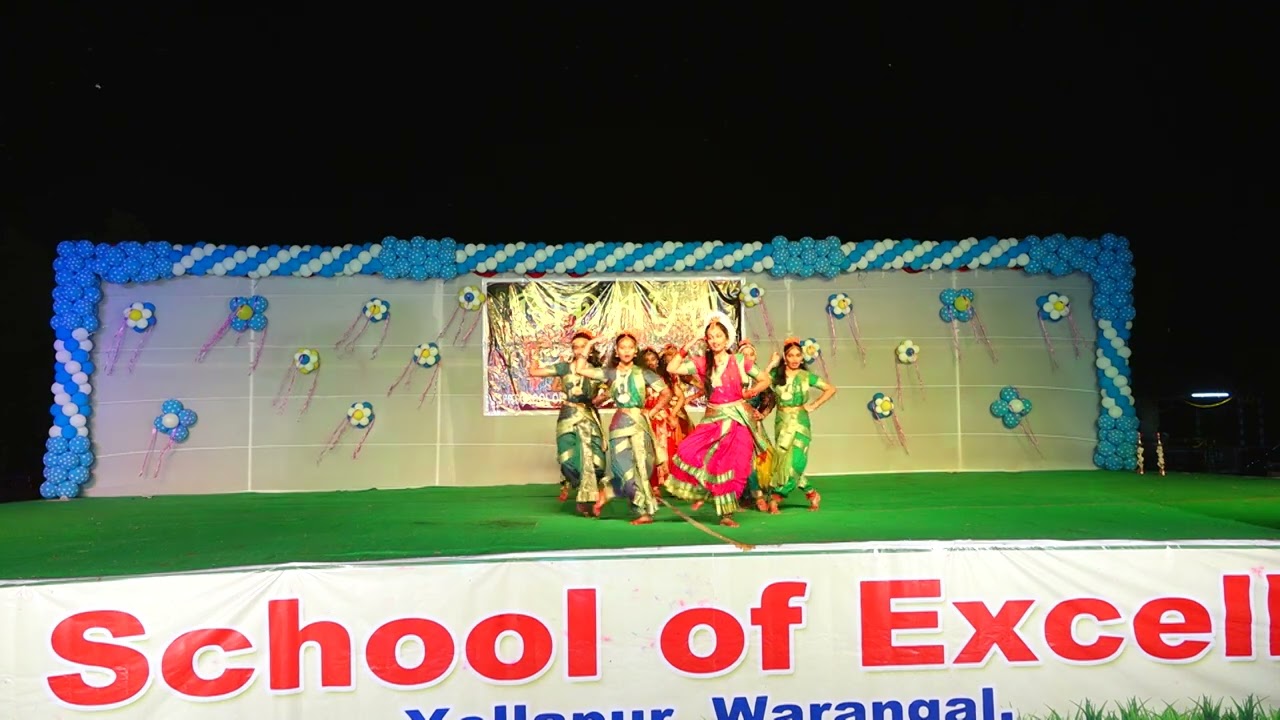 Farewell 2022 welcome dance by spr school students ,yellapuur