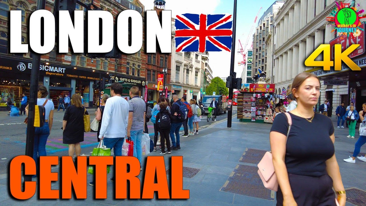 In the Heart of the Capital: Exploring Central London Walking Tour 4K 60fps