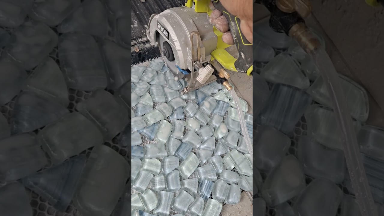 Ryobi 4 in. Tile Saw review and tile over tile