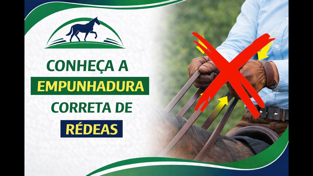 CONHEÇA A EMPUNHADURA CORRETA DAS REDEAS. GOSTOU DESSA DICA? SIGA NOSSO CANAL PARA MAIS VÍDEOS.