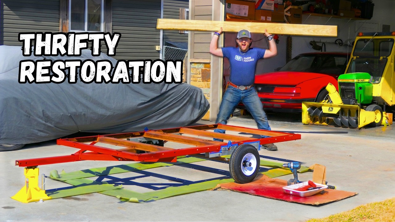 WILL IT HAUL?? Restoring CHEAP TRAILER From Facebook Marketplace