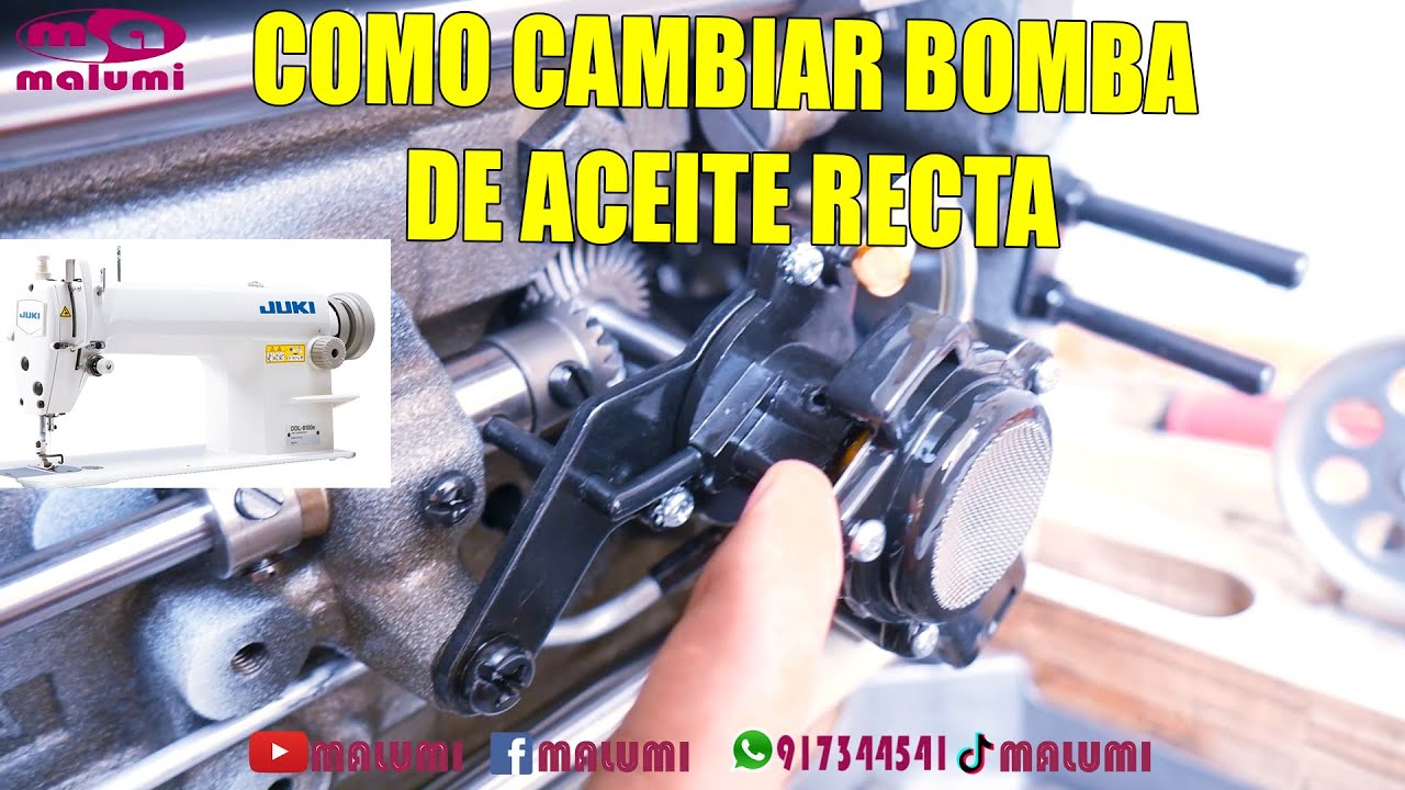 maquina recta_como arreglar bomba de aceite_malumi