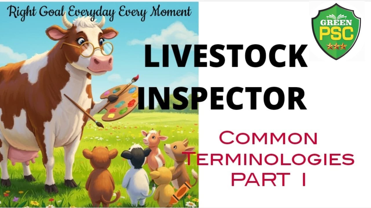 Livestock Inspector Gr II | Common Terminologies ( PART I ) | GreenPSC | Kerala Psc