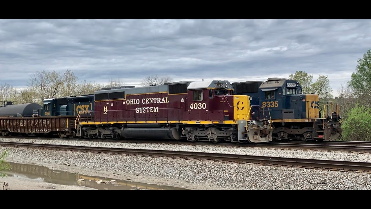 Train With DPU Passes & This Happened! Train Knocks Down Signal, Indiana & Ohio Notching Up   Repost