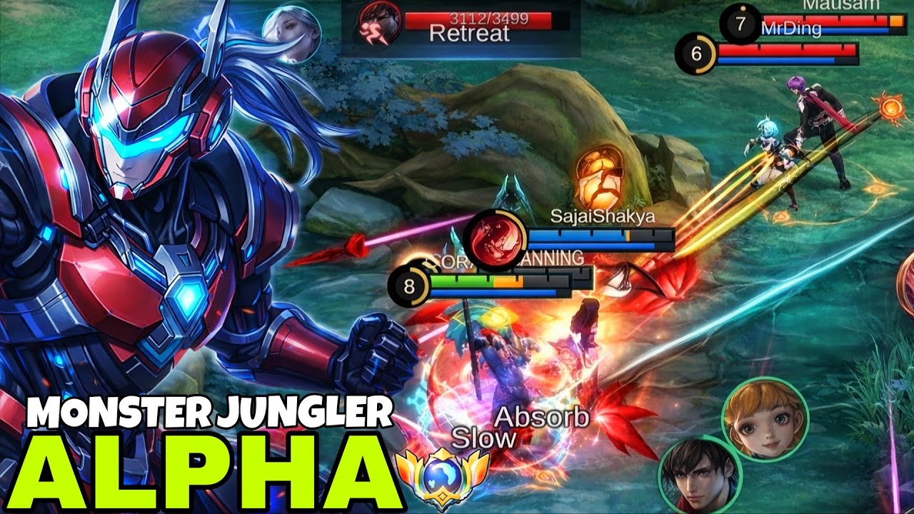 THIS ALPHA OVERPOWERED BUILD MELT THEM BRUTALLY IN SOLO HIGH RANK!!💀 #mlbb #alpha 