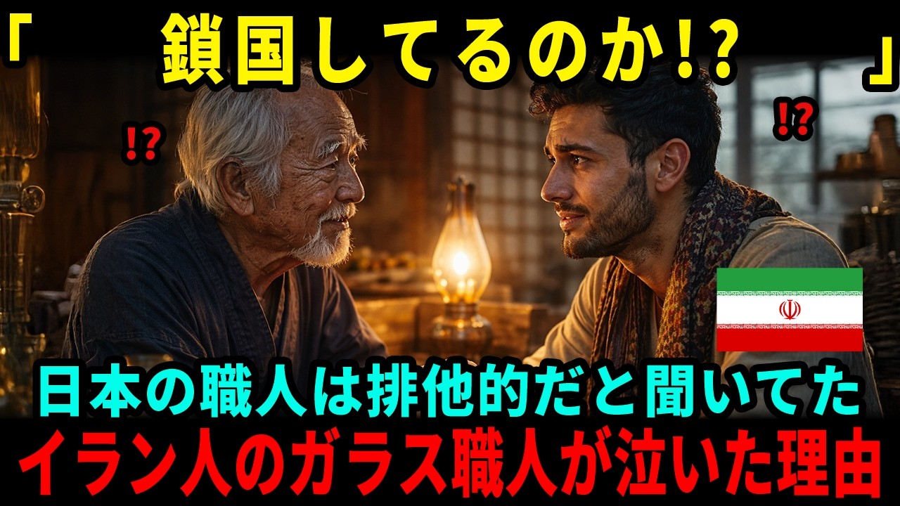 【海外の反応】「日本の職人は頑固で排他的！？」イラン出身のガラス工芸作家が金沢で師匠と呼んだ老人に感動の理由