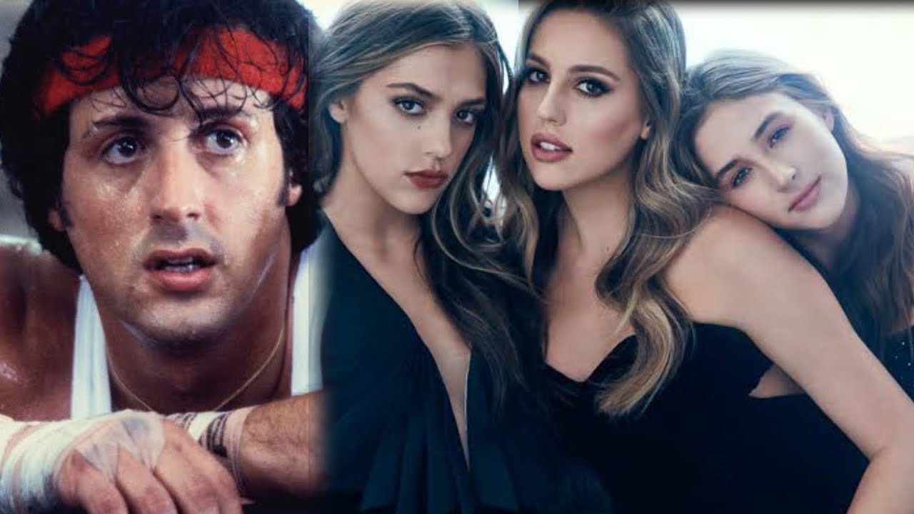Meet the beautiful daughters of Rambo (Sylvester Stallone)
