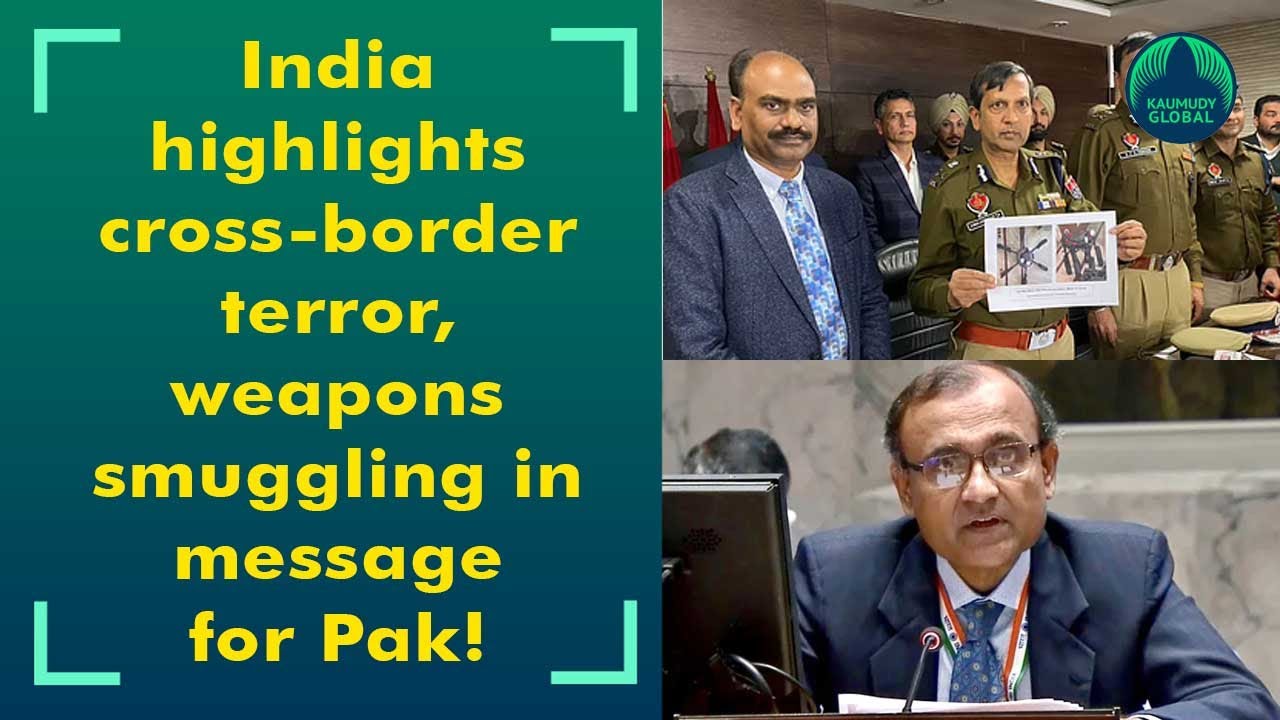 In message for Pak, India highlights cross-border terror, weapons smuggling at UN