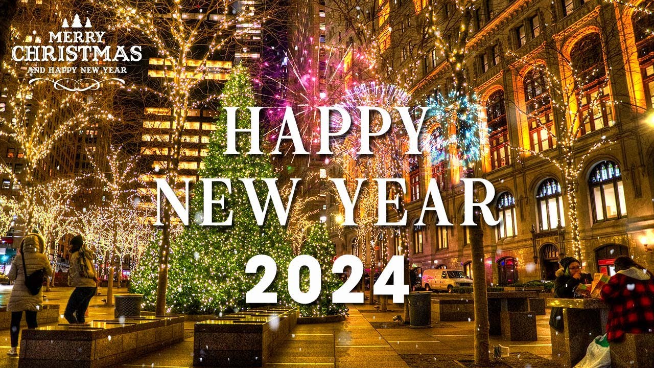 Happy New Year 2024 🎁 Best Happy New Year Music 2024 🎉 Beautiful New Year's Eve Ambience 2024
