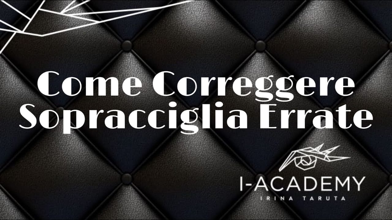 Come Correggere Sopracciglia Errate