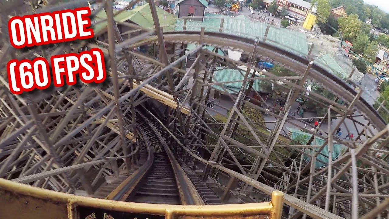 Europa Park - Wodan – Timburcoaster (Holzachterbahn) - Onride [Erste Reihe POV / 60 fps]