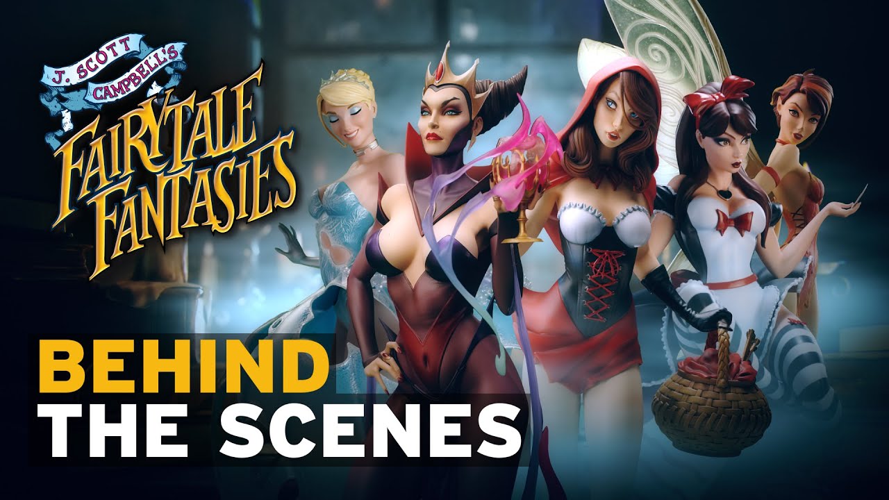 Creating the FairyTale Fantasies Statue Collection by J. Scott Campbell | Behind the Scenes