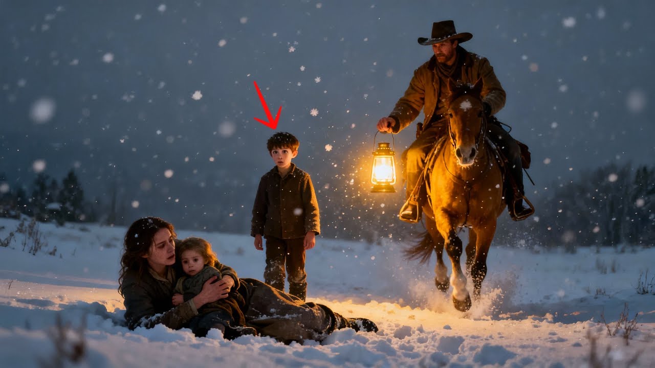 She Collapsed in the Snow Holding Her Child — What the Cowboy Did Next Shocked Everyone