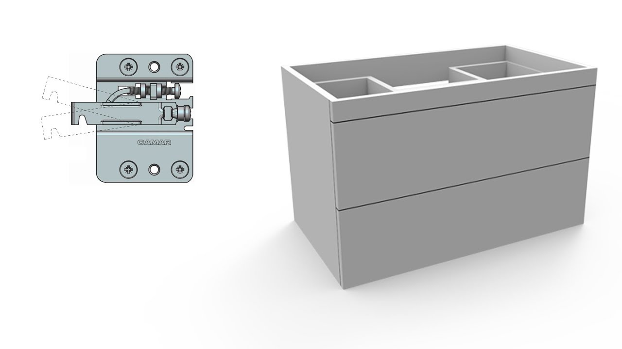 Instalación de mueble con colgador Camar / Installation of a unit with Camar hanger