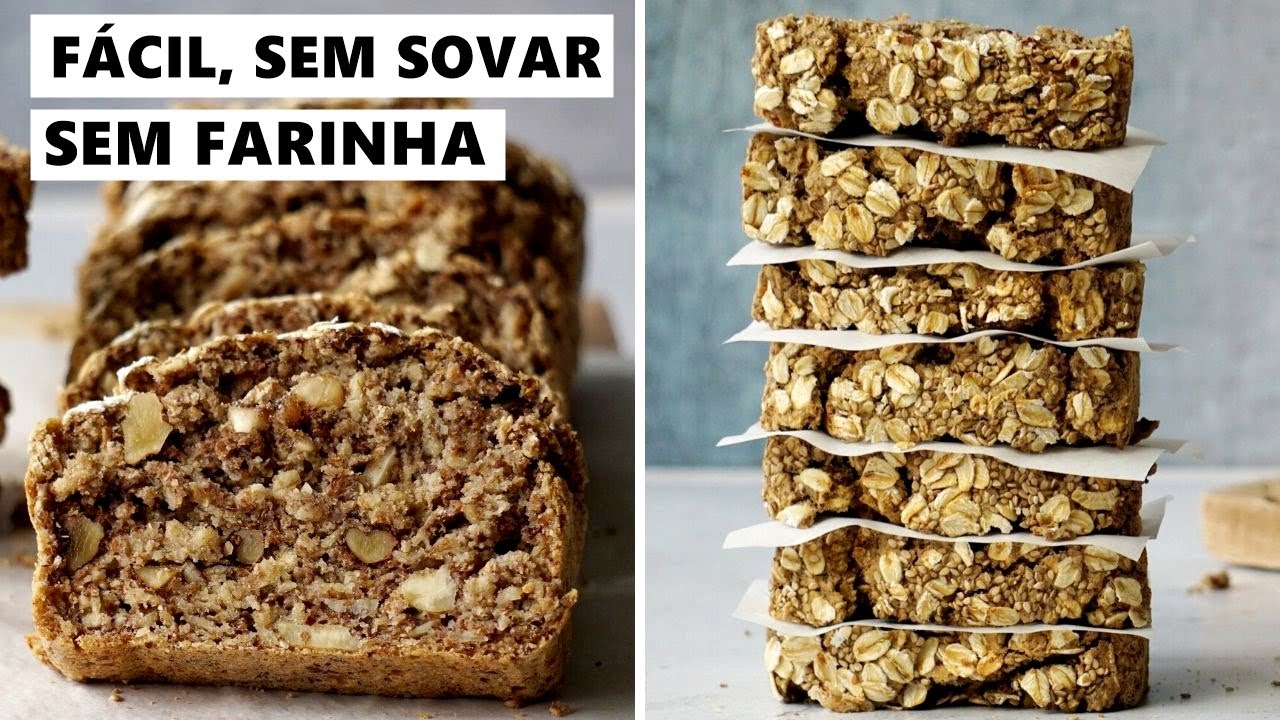 PÃO INTEGRAL I rápido, muito saudável, barato e vegano