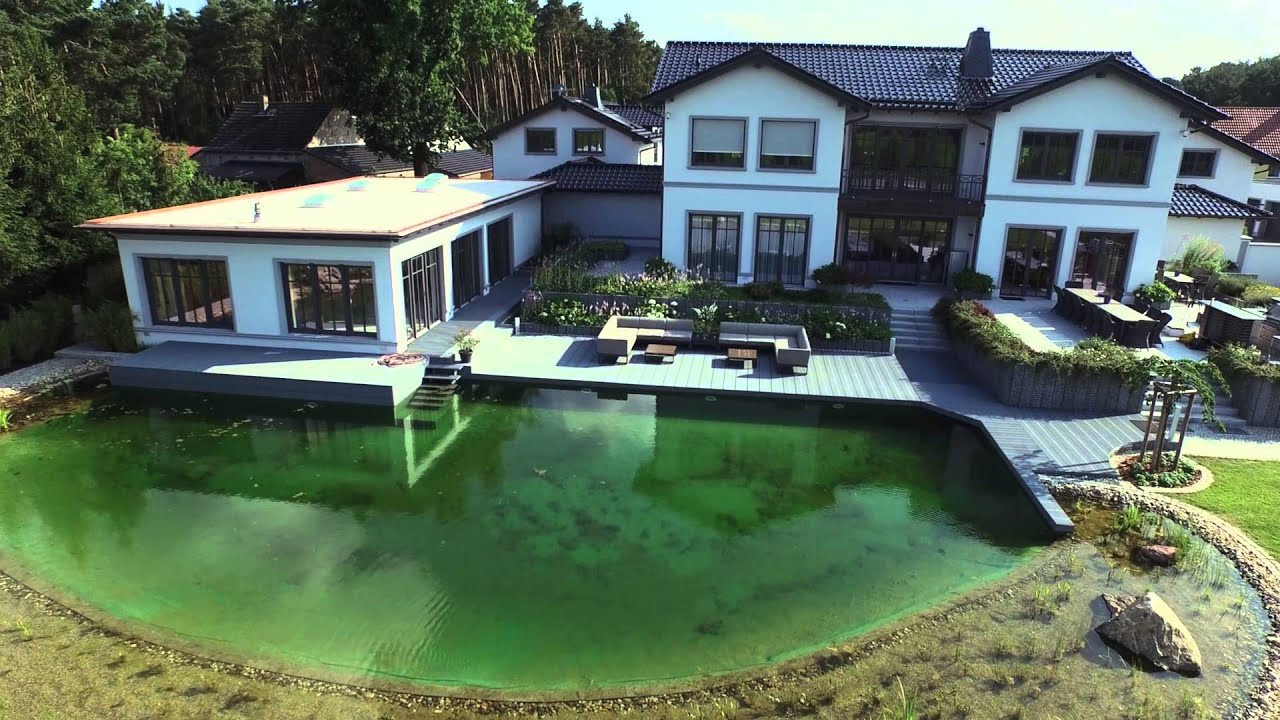 Gartengestaltung: Schwimmteich Hecken Beete Bäume : Gartenbau Späthsche Baumschulen